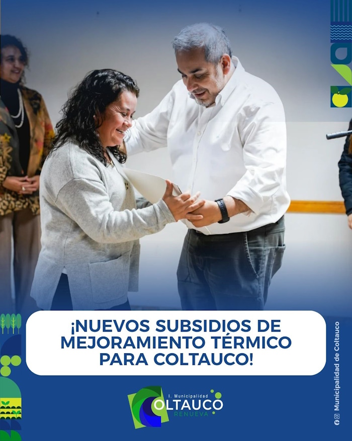 ¡Nuevos subsidios de mejoramiento térmico para Coltauco!