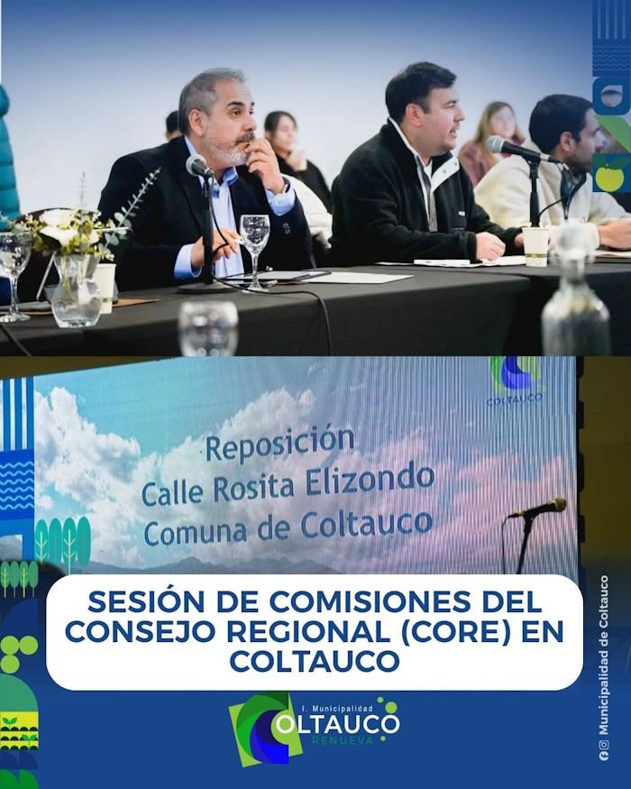Consejo Regional aprueba millonarios recursos para pavimentación de calles en sectores Loreto y Almendro de Coltauco