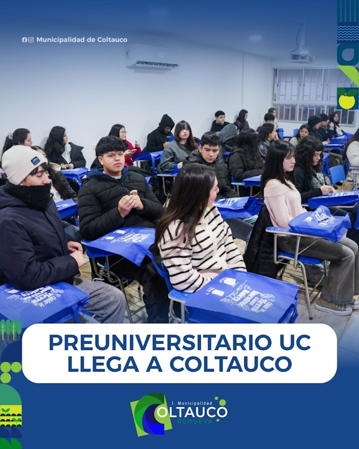 La Municipalidad de Coltauco da inicio a histórico Preuniversitario Municipal en alianza con la Universidad Católica