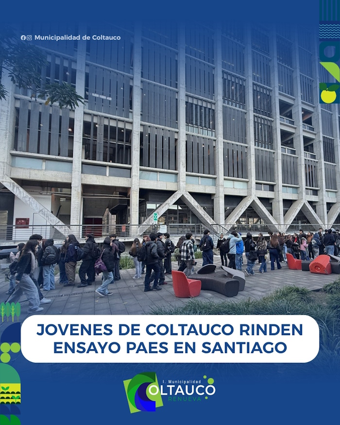 Jóvenes de Coltauco rinden Ensayo Masivo PAES en la Universidad Católica
