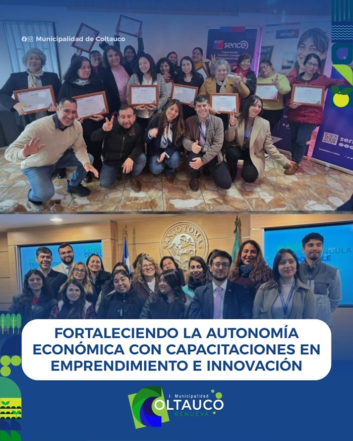 Coltauco fortalece la autonomía económica femenina con capacitaciones en emprendimiento e innovación