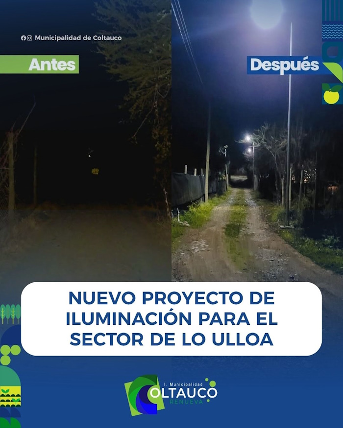 Nuevo proyecto de iluminación reforzará la seguridad en el sector Lo Ulloa