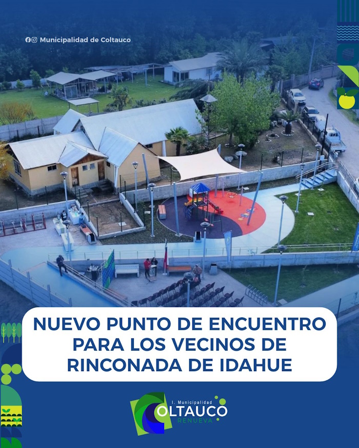 Rinconada de Idahue inaugura su primera Plaza Ciudadana con enfoque inclusivo y comunitario